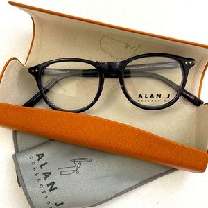 NWT Alan J Glasses AJ-126 with Case and Lens Cloth